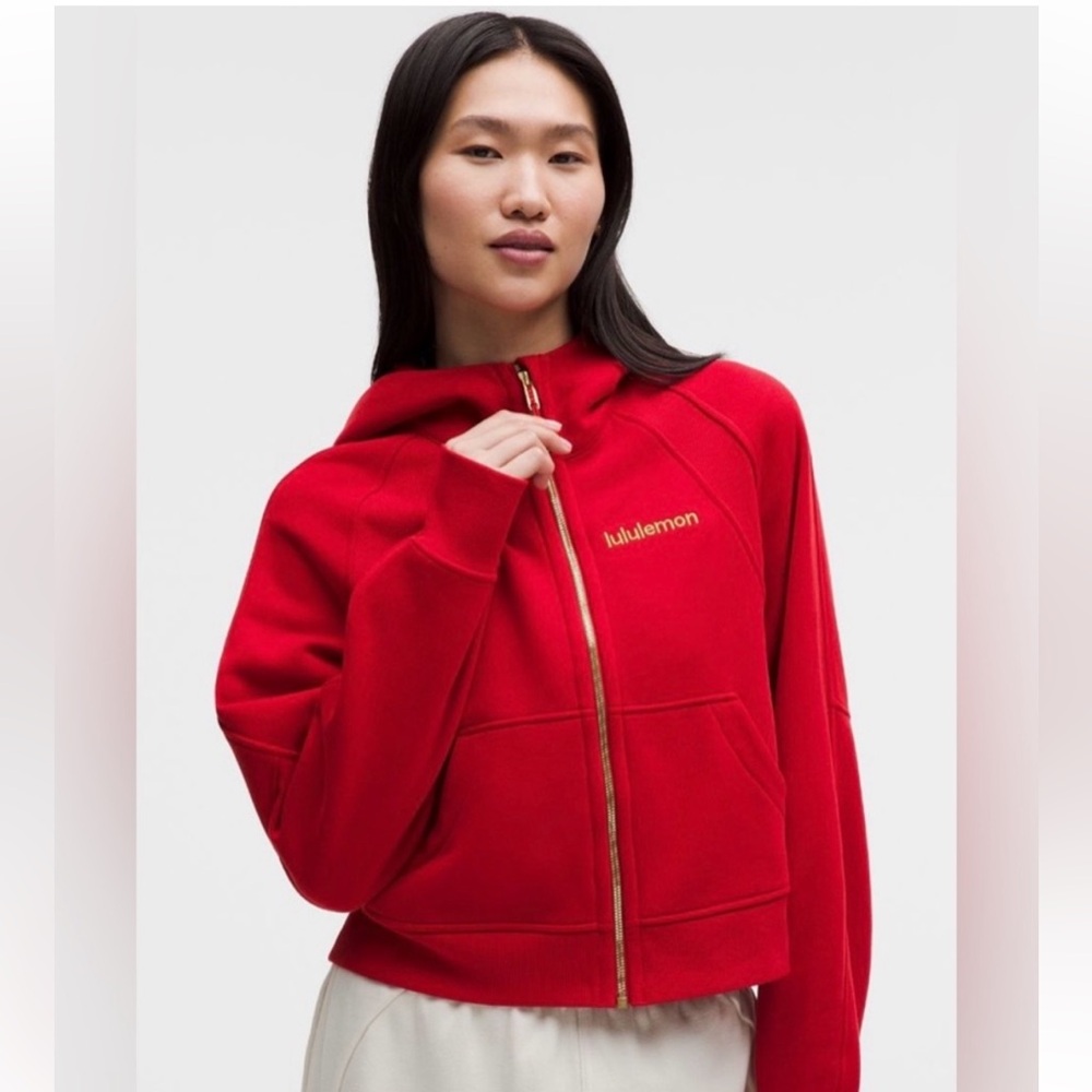 NWT Lululemon Lunar New Year Scuba Full Zip|  Oxford Red | XL/XXL